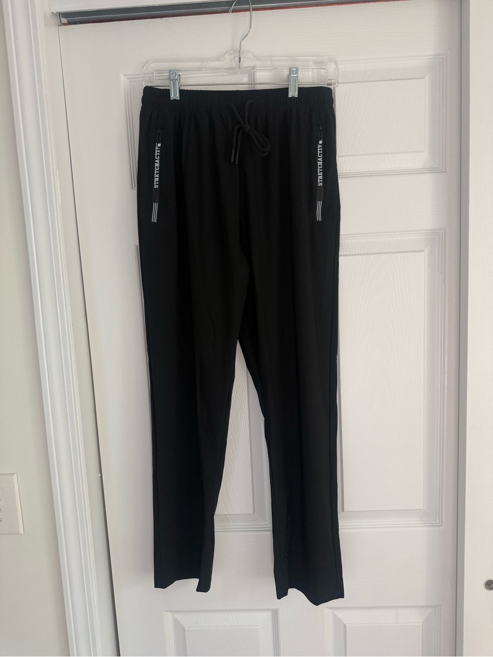 Men's Black Drawstring Active Pants